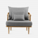 Willow Single Sofa, L89, Ash Willow Single Sofa, L89, Ash